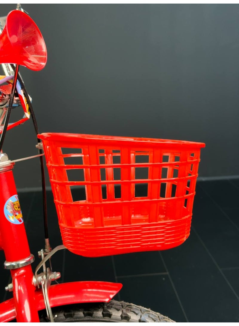 تايجر دراجة أطفال تايجر 20 بوصة مع سلة أمامية وكرسي خلفي – مناسبة للأعمار 6 إلى 10 سنوات - Image 5